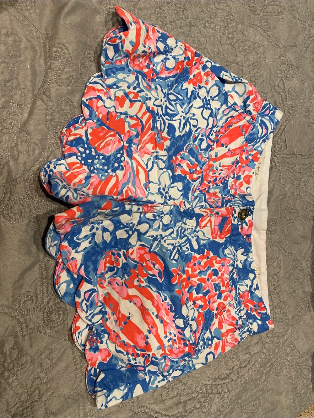 Lilly Pulitzer Pop Pop scallop The Buttercup Short